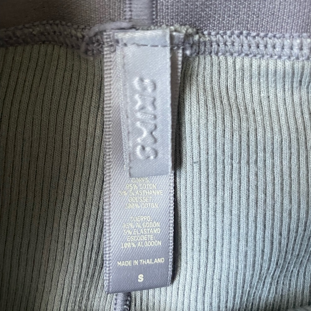 Skims Cotton Rib Leggings, Size S